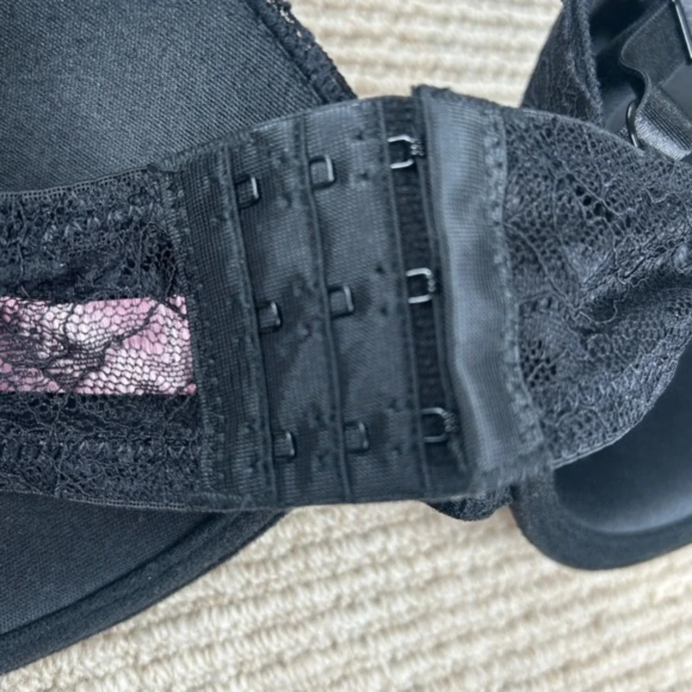 Juicy Couture Lace Bra Womens 42D Black Coquette Y2K‎ Aesthetic Style 7592-16 - Picture 5 of 8